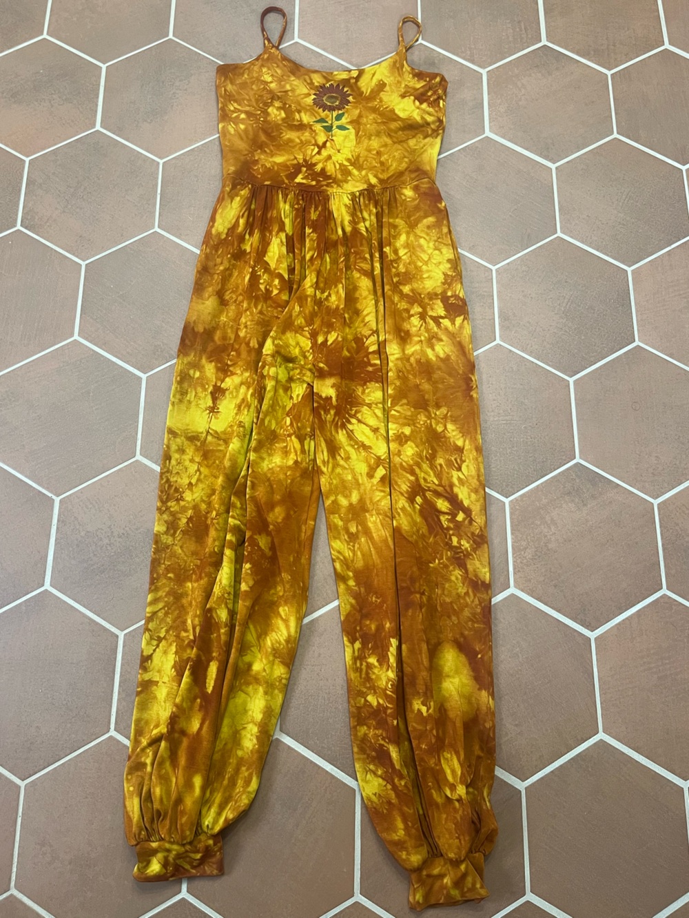 Purusha People Golden Offerings camisole jumpsuit